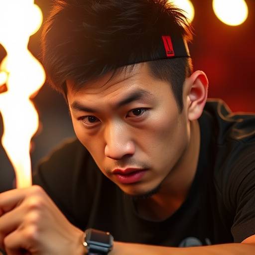 eスポーツプレイヤーの佐藤力也の写真