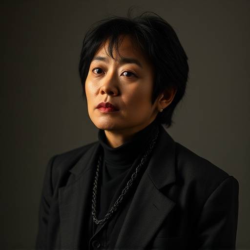 舞台俳優兼声優、田中 美咲のポートレート写真